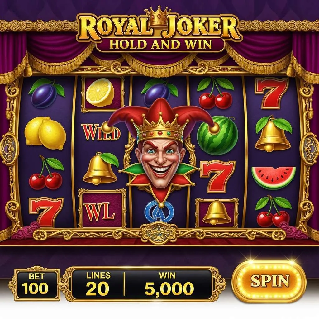 Royal Joker: Hold and Win Gra automatowa Royal Joker Hold and Win z symbolem jokera